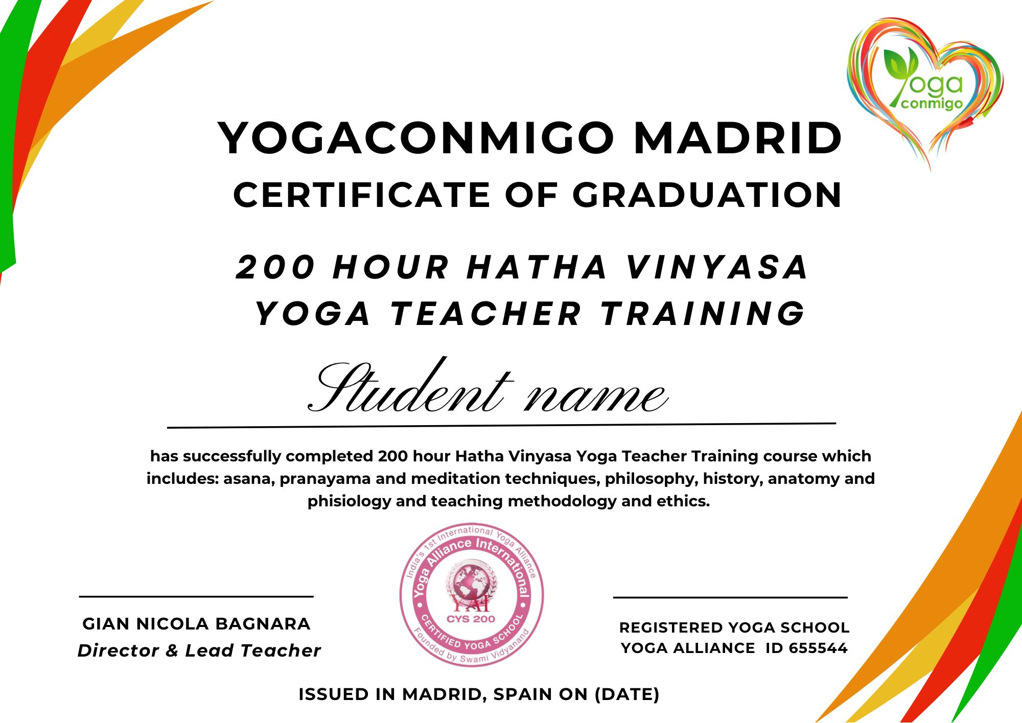 Graduación 200h Hatha Vinyasa