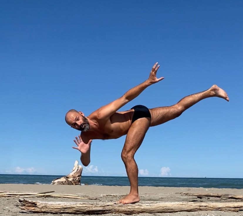 Equilibrio en la playa